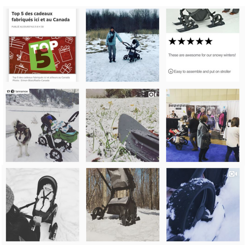 PremierSki skis for strollers on Instagram
